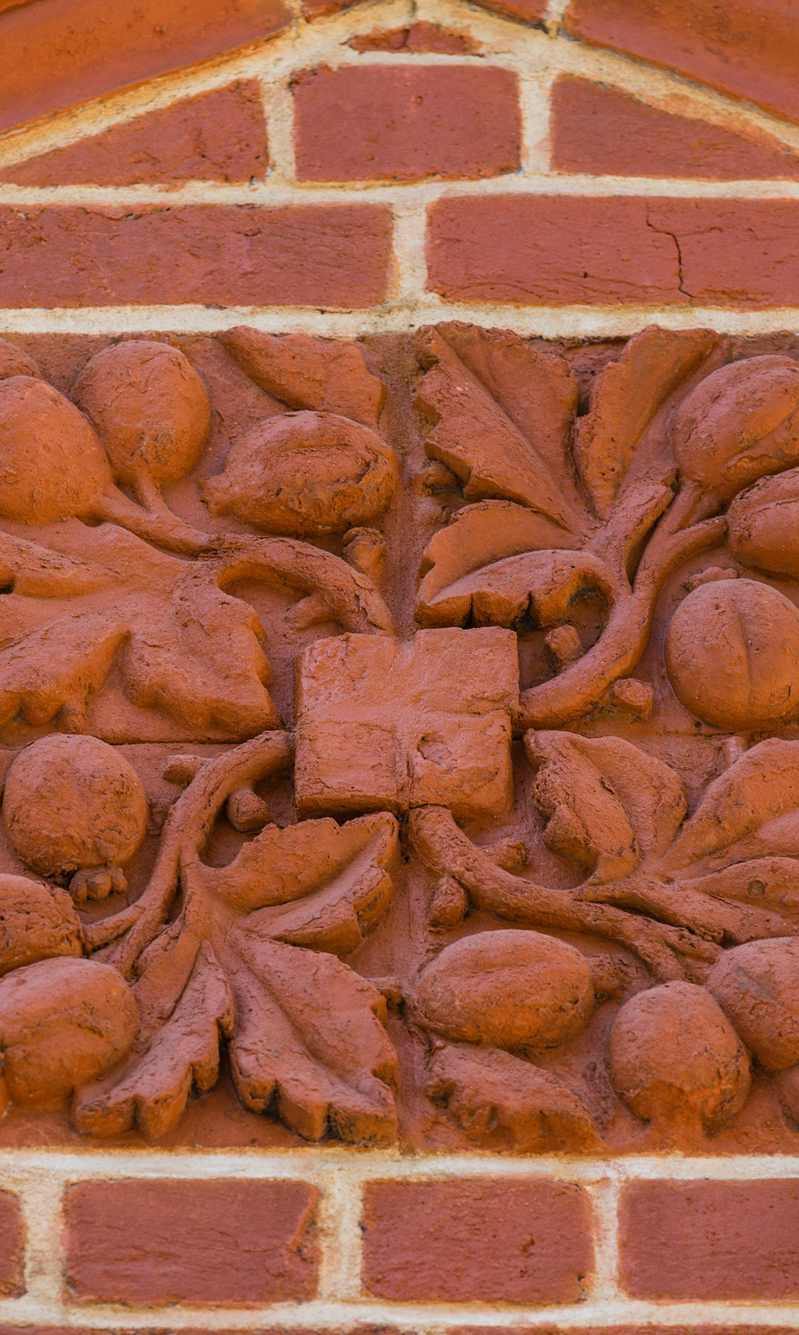Victorian Villa - External Brick Detail Floral