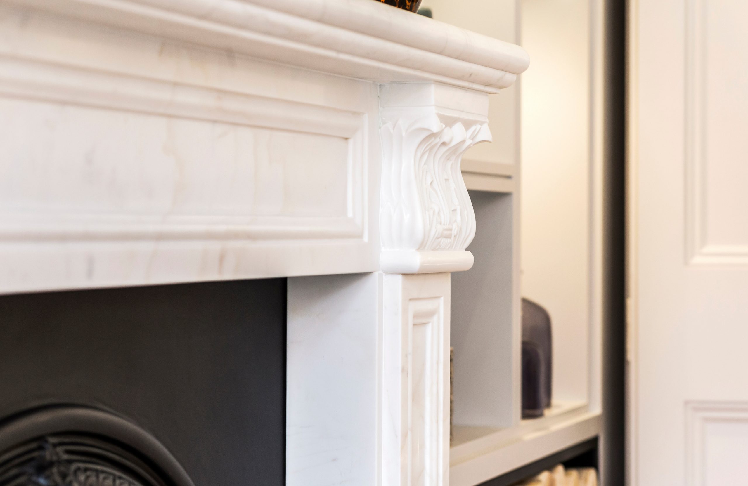 Edwardian Townhouse - living room fire place detail
