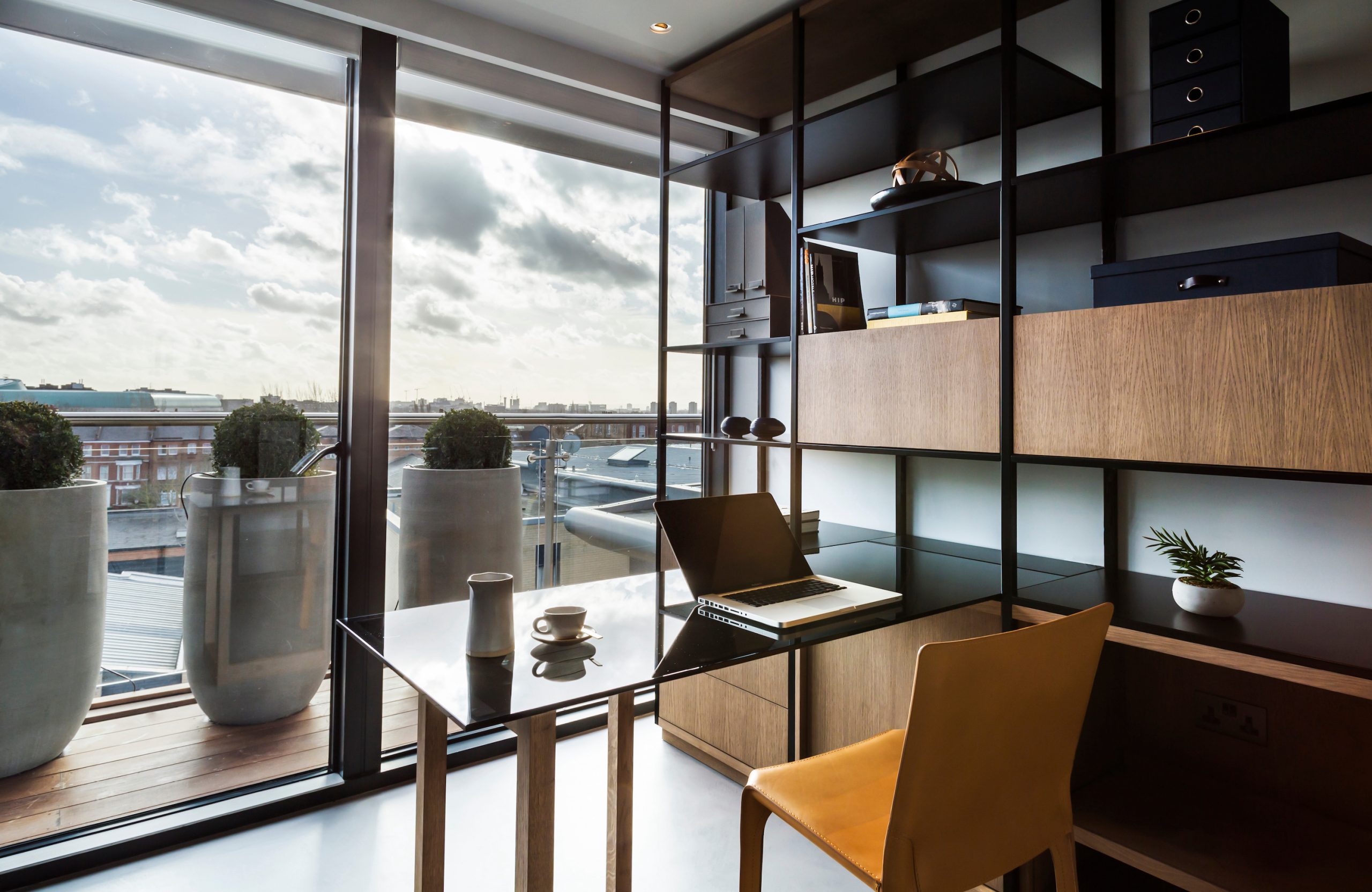 Hampstead Penthouse - Bespoke Metal Frame Study - Overview