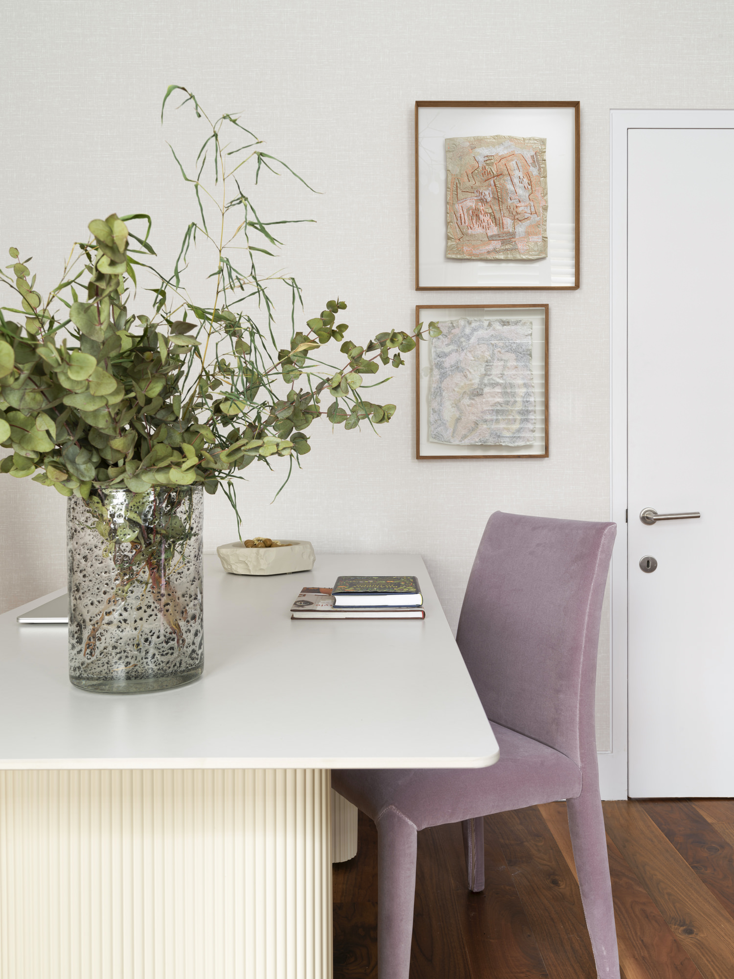 Chelsea Townhouse - LLI Design - Home Office - Guest Seat